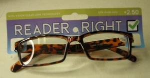 Reading Glasses By S.E. Brands, Brown Cheetah Print, Strength 2.50, Brand New - Picture 1 of 2