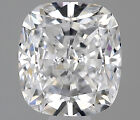GIA Natural D VS1 Cushion Cut Diamond Engagement Ring