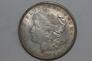 1921-P Morgan 90% Silver Dollar "Nice Color" Grades Mint State (MDX4502) - Picture 1 of 4