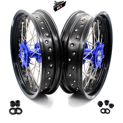 Rodas KKE 17"" CUSH Drive Supermoto fit SUZUKI DRZ400E S 04/ DRZ400SM 2005-2025 - Imagem 1 de 4