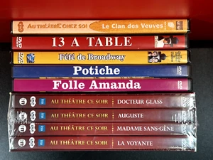 Théâtre - Lot de 9 pièces de Théâtre 9 DVD - Picture 1 of 2