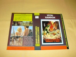 JAQUETTE VHS Quand les dinosaures dominaient le monde - Picture 1 of 1