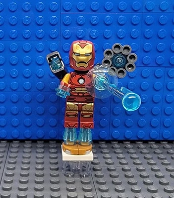 LEGO® Marvel Iron Man sh1008 con pistolas de cañón mejoradas y efectos repulsores NUEVO Foto 1 de 4