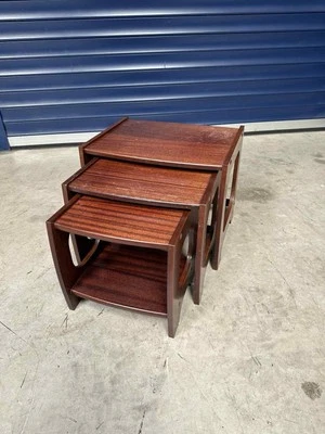Mid Century Vintage  Teak Nesting Table Set G-plan Style - Image 1 of 4