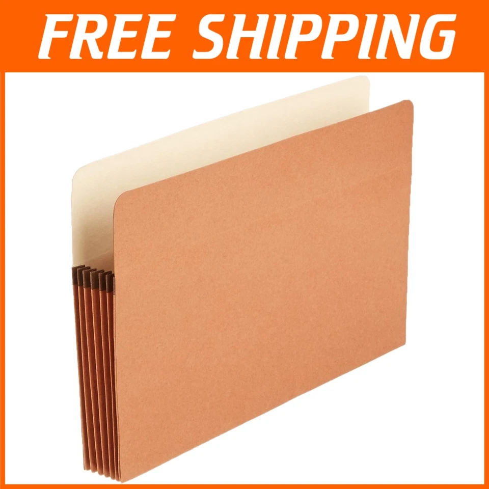 50-Pack Accordion File Folder, Legal Size, 9.5 x 14.8 Inches - Image 1 of 4