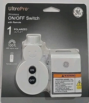 GE беспроводной вкл/выкл с пультом дистанционного управления снеговик дизайн рождественские огни новый - Изображение 1 из 2