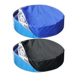 8FT Round Swimming Pool Cover Outdoor Pool Cover For Above Ground Pool - Bild 1 von 10