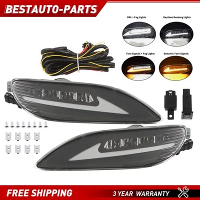 LED Fog Lights Bumper Lamps For 2005-2008 Toyota Corolla 2002-2003-2004 Camry - Изображение 1 из 4