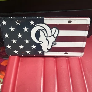 Los Angeles Rams License Plate Auto Car Tag Metal Aluminum (Vanity Plate) - Picture 1 of 4