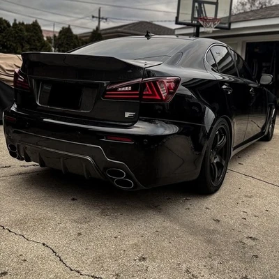 New LH+RH Fits 2006-2013 Lexus IS250/IS350/IS-F sedan 4-door Red LED Tail Lights - Image 1 of 4