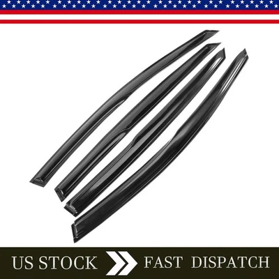 Window Visor Fits Kia Optima 2011-2015 JDM 4Pcs Mugen Style 3D Wavy Tape-on Foto 1 de 4