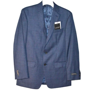 Lauren Ralph Lauren Men's Classic Fit Ultra Flex Plaid Blazer Size 40 Long - Picture 1 of 2