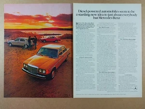 1978 Mercedes-Benz 300D 240D 300CD vintage print Ad - Picture 1 of 1