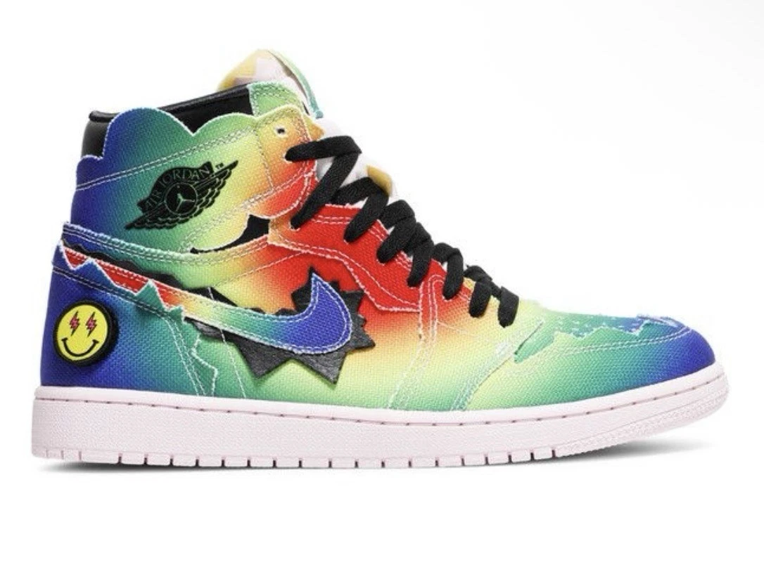 Jordan 1 Retro OG High x J Balvin Tie Dye for Sale - Authenticity