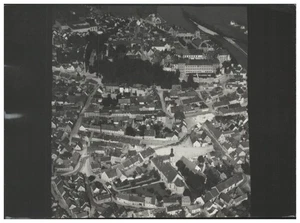 ZZ-2667/ Neuburg a. Donau  Foto Luftbild 18 x 13  cm ca.1938 - Bild 1 von 2
