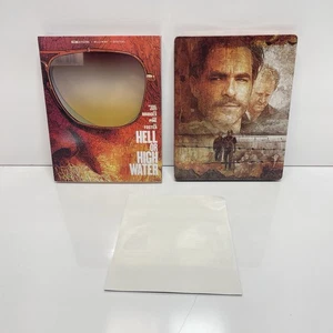 Hell Or High Water (2016) 4K Ultra HD + Blu Ray 2-Disc Set Steelbook w/Slipcover - Picture 1 of 12