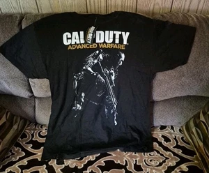 Call of Duty Advanced Warfare Graphic Tee Large T-Shirt Gamer Video Game Large - Picture 1 of 6