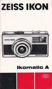 Zeiss Ikon Ikomatic A. (9-sprachige) Gebrauchsanleitung. ZEISS IKON: - Picture 1 of 1