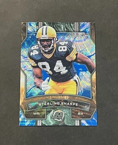 2024 Topps Resurgence #39 Sterling Sharpe Blue Surge Refractor/99 - Imagen 1 de 3