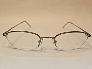 Anteojos de diseño Marchon Flexon 618 bronce claro 49-20-140 media llanta - Imagen 1 de 6