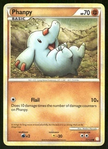 Pokemon TCG Phanpy #77 Pokemon HeartGold & SoulSilver LP - Foto 1 di 2