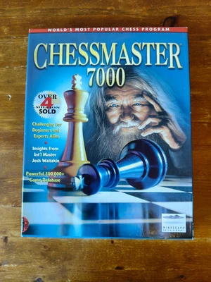 Chessmaster 7000 PC Big Box – Complete with Manual & Disc – CD-ROM Chess Game - Image 1 of 4