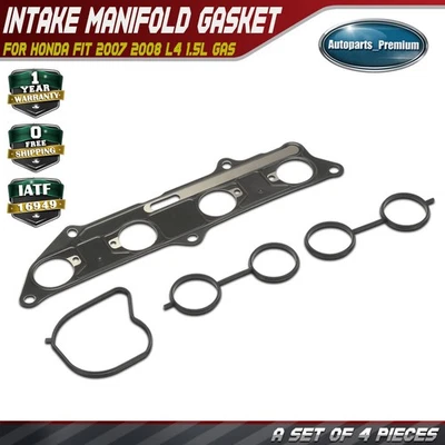 Juego de juntas de colector de admisión inferior y superior del motor para Honda Fit 2007 2008 L4 1,5 L Foto 1 de 4