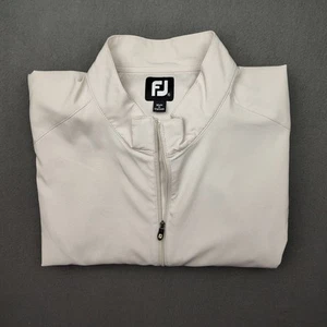 Footjoy Jacket Mens Extra Large White Golf FJ Tour Performance Windbreaker Wind - Picture 1 of 11