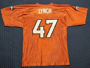 NFL Players Denver Broncos John Lynch #47 Jersey Adult Medium Orange - Picture 1 of 13