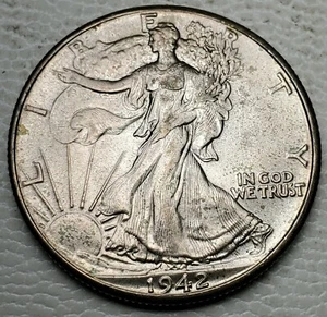Medio dólar 50C Walking Liberty 1942 - sin necesidad de nuevo EE. UU. - envío gratuito en EE. UU. - Imagen 1 de 2