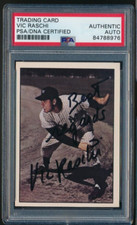 1979 TCMA The 1950's #186 Vic Raschi signed auto autograph PSA/DNA
