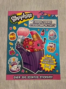 SHOPKINS FASHION FRIENDS STICKER AND ACTIVITY By Little Bee Books Mint Condition - Picture 1 of 2