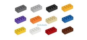 Lego Brick 2 x 4 Parts Pieces Lot Building Blocks ALL COLORS - Picture 1 of 28