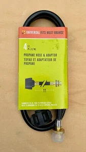 Char-Broil schwarz 4 Fuß/1,2 m Universal Grill und Gas Propan Schlauch & Adapter - Bild 1 von 2