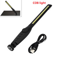 Multifunction 80000 Lumen Rechargeable COB LED Slim Work Light Lamp Flashlight Y