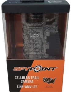 SpyPoint Cellular Trail Camera LINK-WMV-LTE Mobile Scouting Soluzione Nuova - Foto 1 di 4