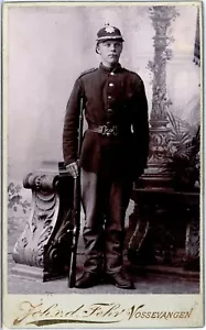 Norwegischer Soldat 19. Jahrhundert mit Uniform & Waffe - Bild 1 von 2