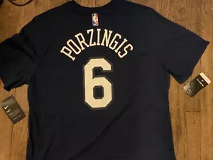 NEW YORK NIKE DRI-FIT SHIRT XL NY #6 KRISTAPS PORZINGIS NBA BASKETBALL WIZARDS - Bild 1 von 8