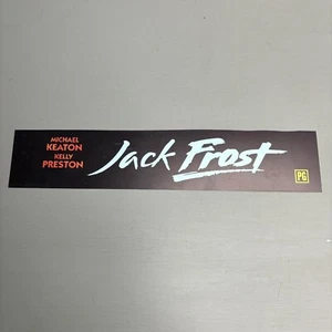 Jack Frost Michael Keaton Kelly Preston 2.5"x12" Cine Caja de Luz Banner - Imagen 1 de 1