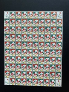 1936 Christmas Seal Sheet of 100 MNH. one corner may has small gum damage - Picture 1 of 2