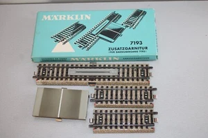 Märklin 7193 Additional Fitting To Railroad Crossing M Track Gauge H0 Boxed - Picture 1 of 1