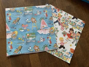 Envoltura de regalo vintage para bebés y niños pequeños - Imagen 1 de 3
