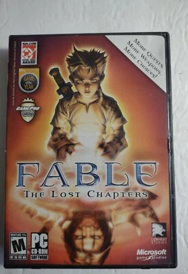 Fable: The Lost Chapters (PC, 2005) With Plastic Box with manual book. - Image 1 of 4