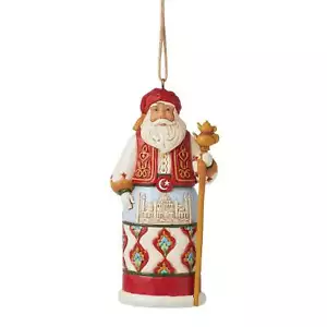 Jim Shore Santa Around World Turkey Ornament 6015510 New 2024 - Picture 1 of 3