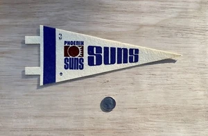 Pennant vintage anni 70 NBA basket Phoenix Suns in feltro tg. 4 X 9 - Foto 1 di 2