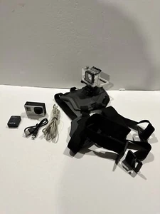 GoPro Hero 3 Action Camera - Silver With Case & Animal Harness No SD Card Works - Picture 1 of 22