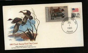 US duck stamp 1983 cachet cover MS0611 - Imagen 1 de 1