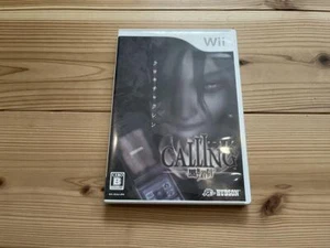 Calling Black Incoming Call Nintendo Wii juego de terror de supervivencia 2009 importación de Japón - Imagen 1 de 3
