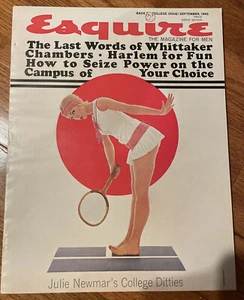 Esquire Magazine - September 1962 - Back To College Issue Julie Newmar - Picture 1 of 20