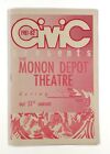 1981-82 51st season schedule MONON DEPOT THEATRE Civic Theatre of Lafayette {b}